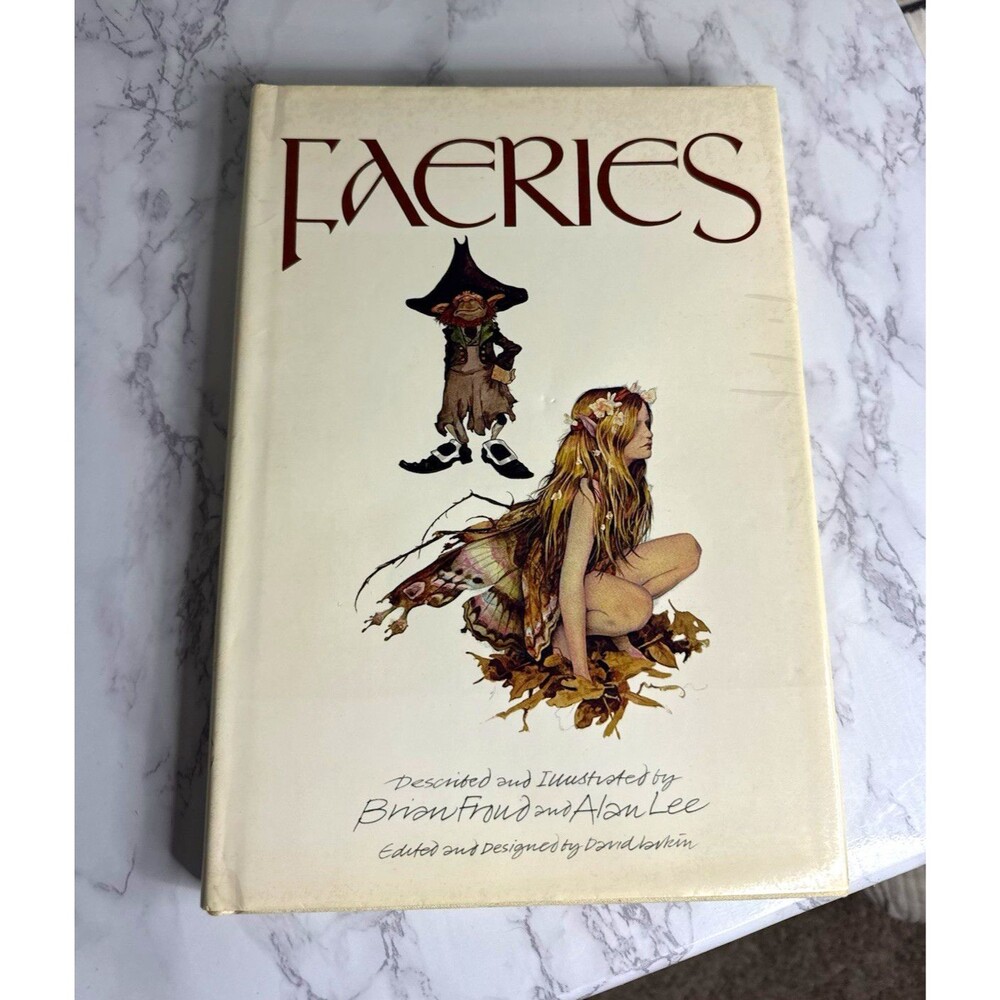 Faeries by Brian Froud & Alan Lee 1978 HC 1st British Ed Illus DJ Abrams